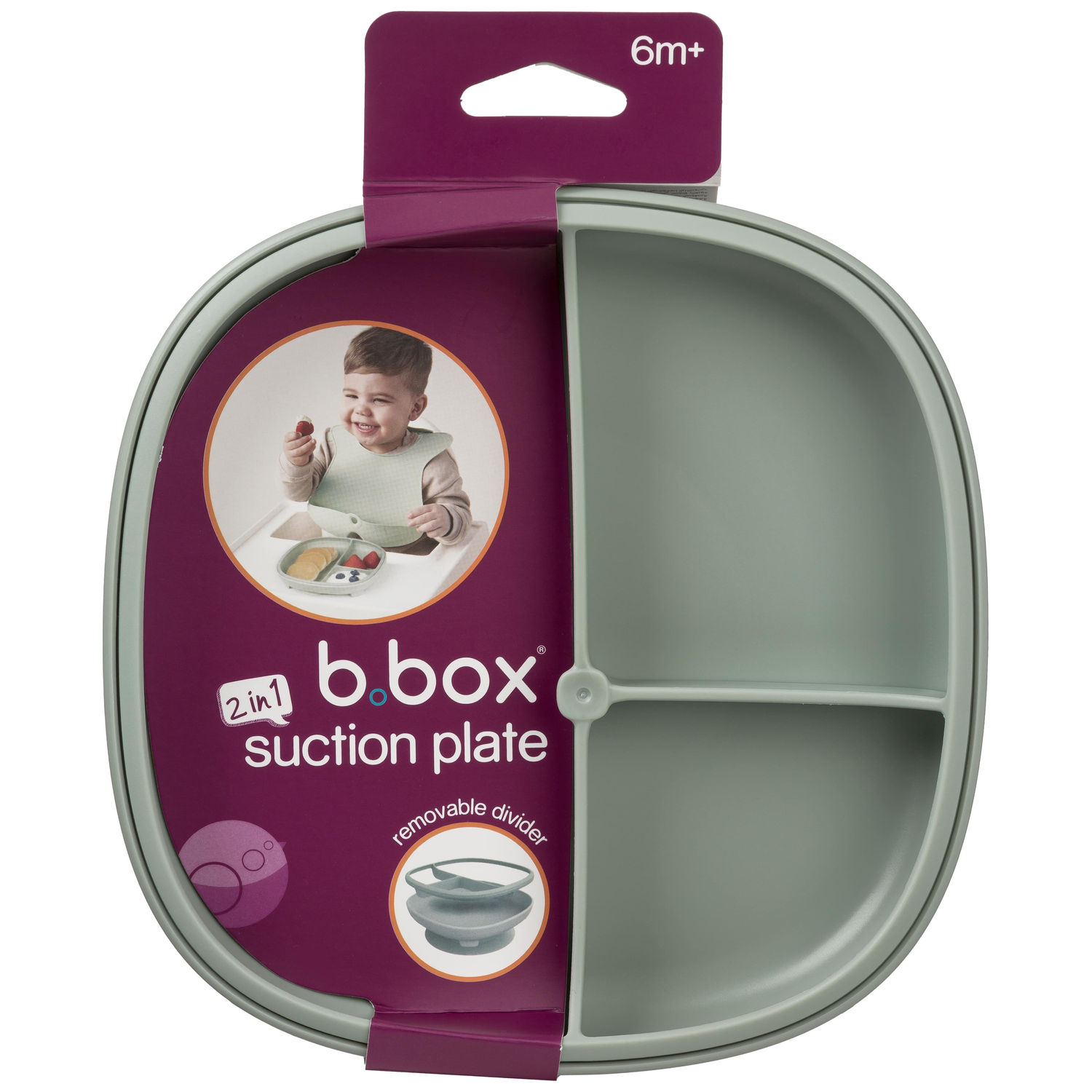 Assiette compartimentée 2 en 1 Sage (B.BOX) - Image 9