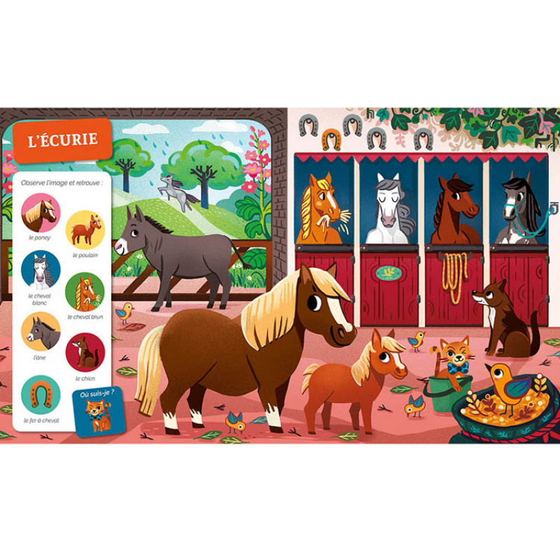 Livre Cherche et trouve des tout-petits - A la ferme (Auzou Editions) - Image 2