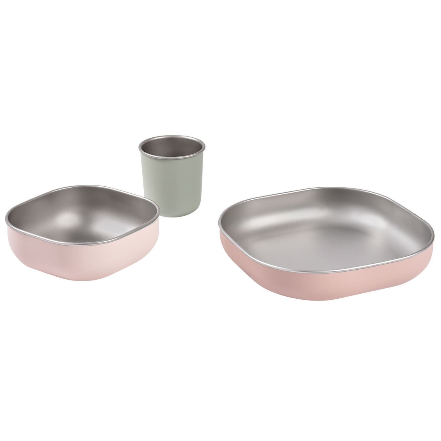 Coffret repas en Inox Barbe à papa (3 pièces) (Béaba) - Image 5