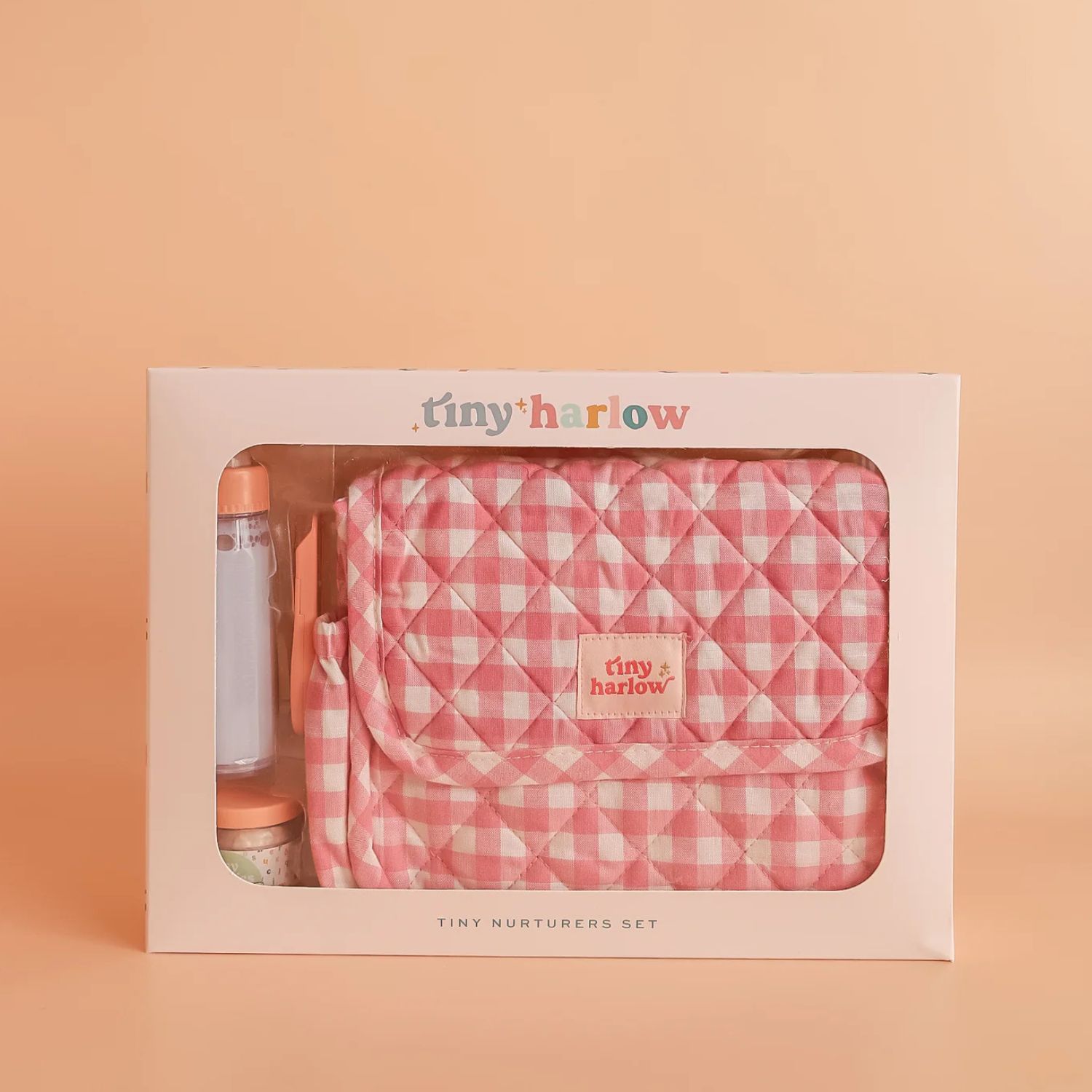 Sac à langer pour poupée avec accessoires Vichy (Tiny Harlow) - Image 5