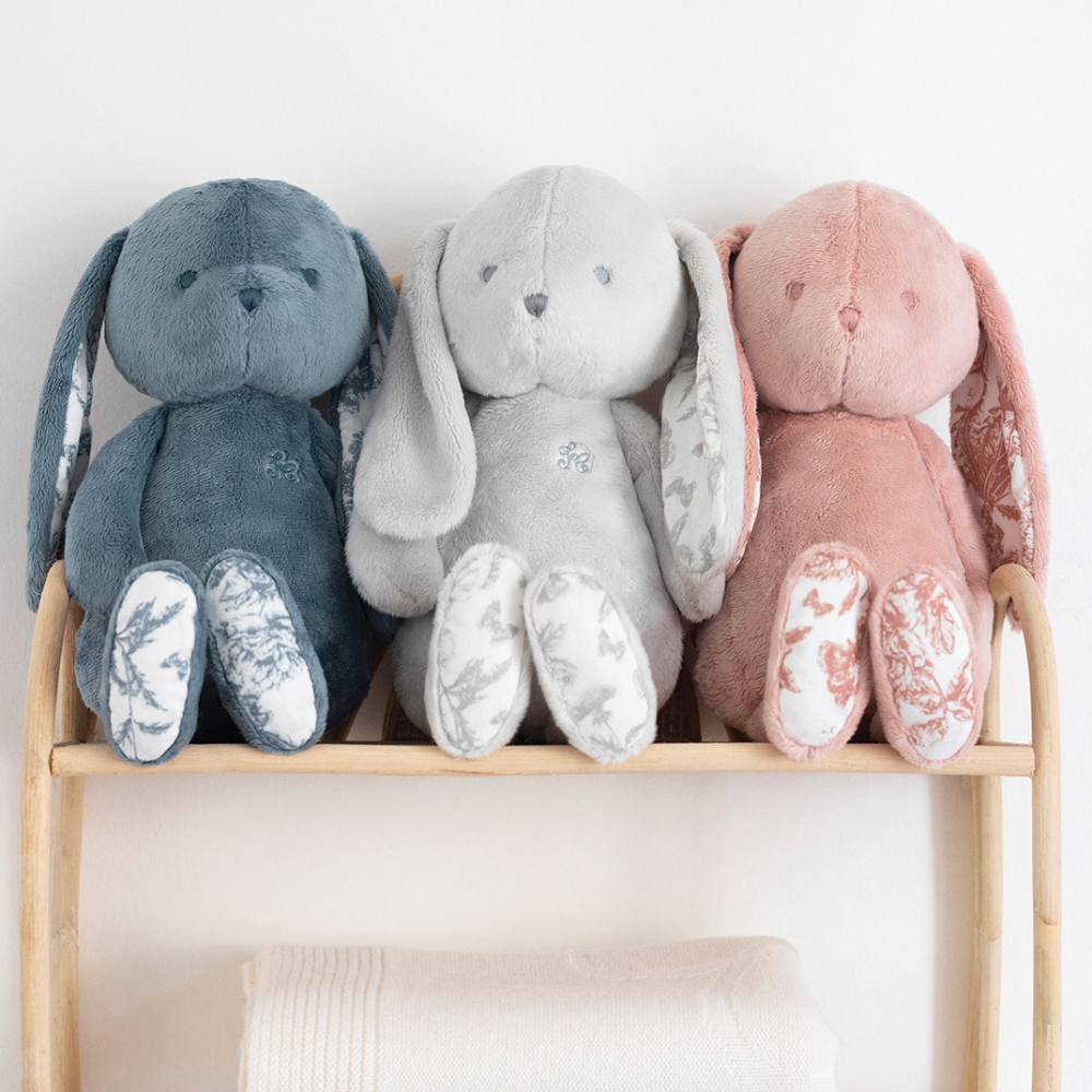 Peluche Augustin le lapin rose (25 cm) (Tartine et Chocolat) - Image 3