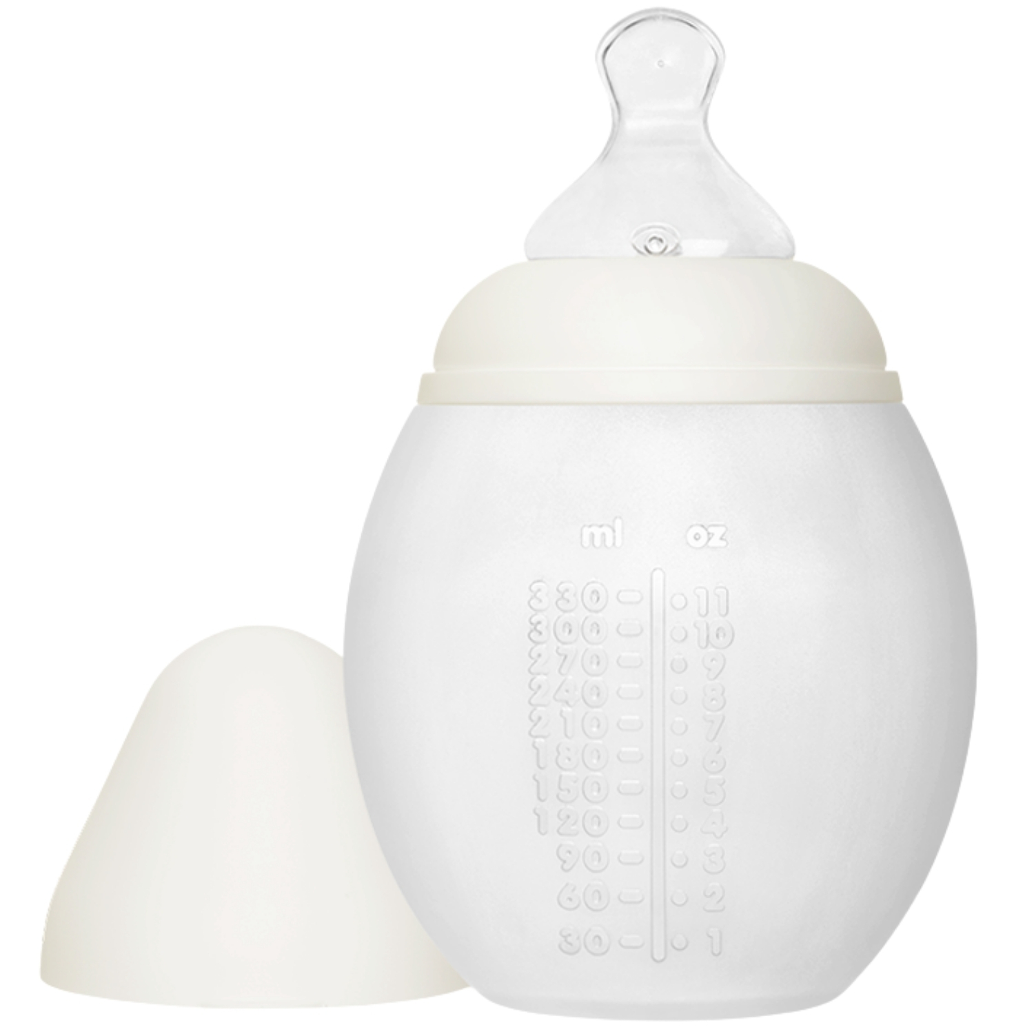 Elhée - Biberon anti-colique en silicone Milk (330ml)