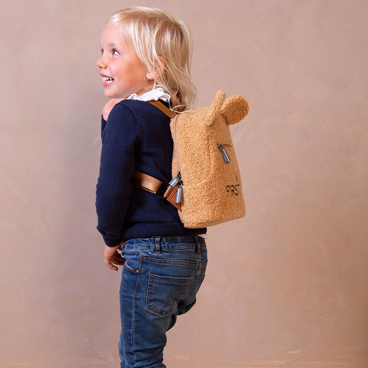 Sac à dos bébé My first bag Teddy beige (24 cm) (Childhome) - Image 2