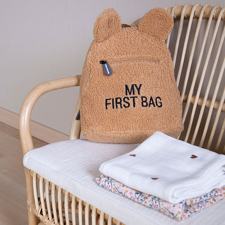 Sac à dos bébé My first bag Teddy beige (24 cm) (Childhome) - Image 4