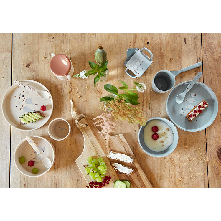 Assiette plate Tiny Farmer mouton et oie naturel (Lässig) - Image 5
