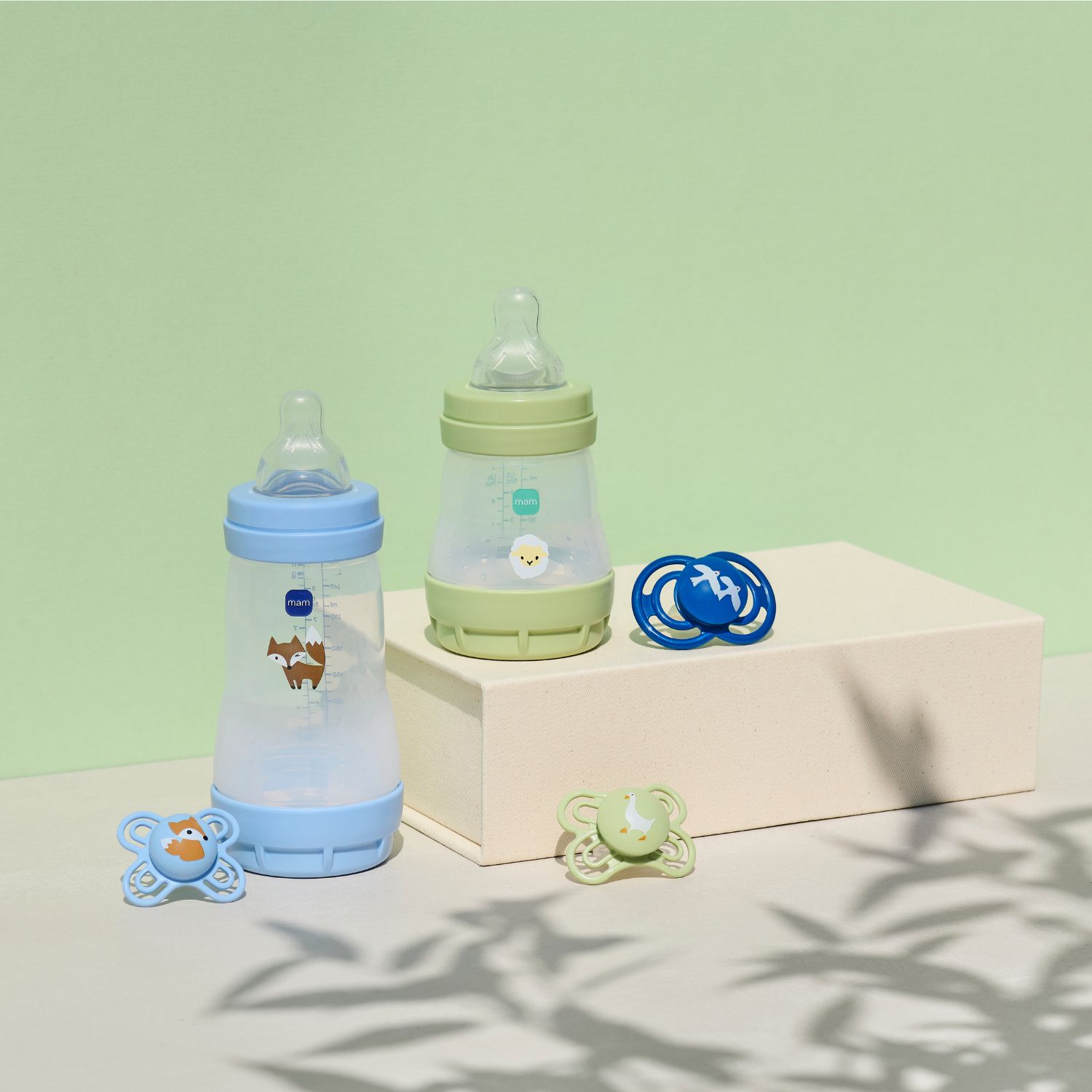 2 biberons Easy Start anti-colique 160ml Océan+Sable Tétine débit 1 (Mam) - Image 2