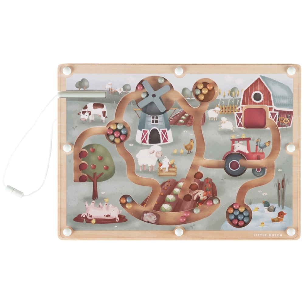 Labyrinthe magnétique Little Farm (Little Dutch) - Image 6
