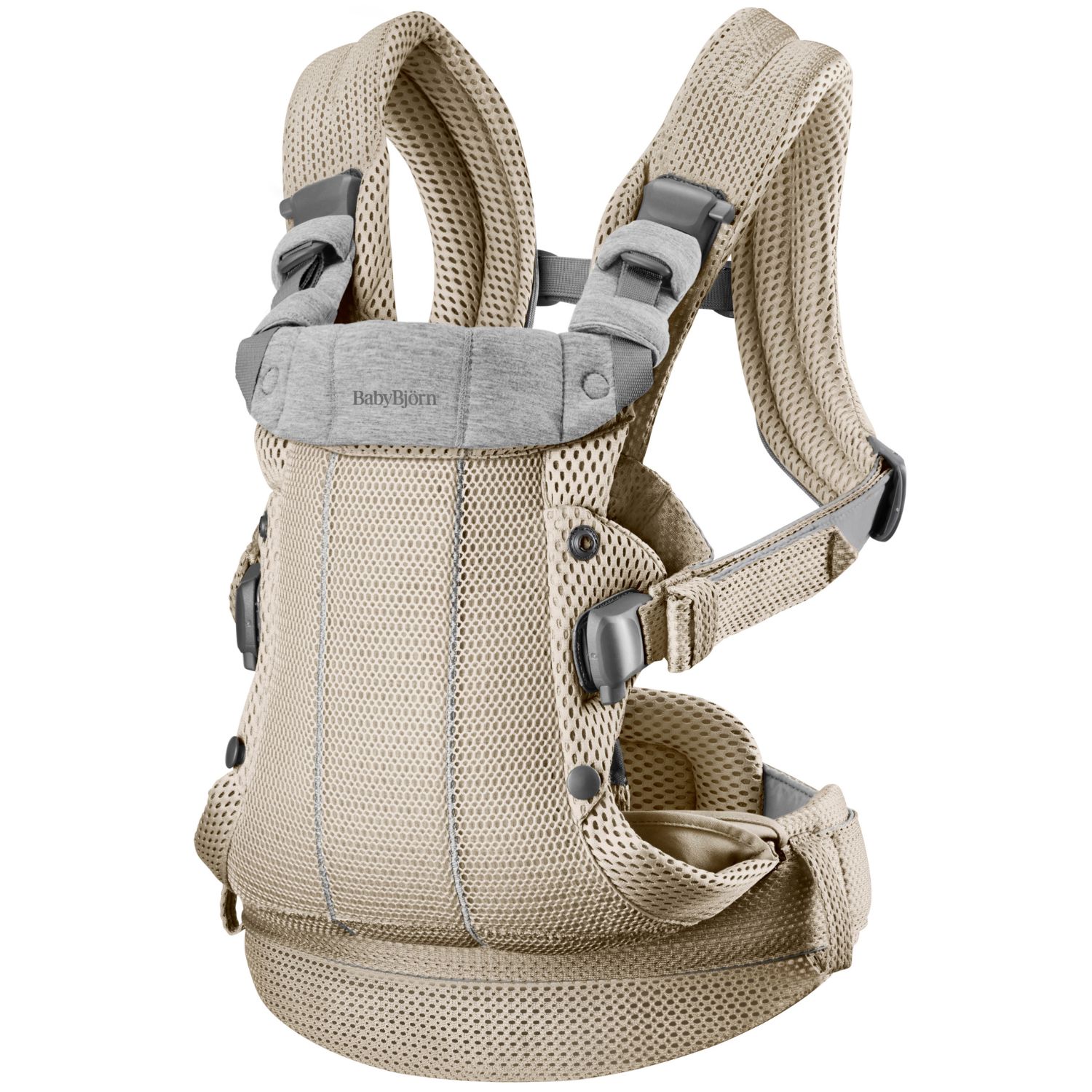 Porte-bébé Harmony 3D Mesh gris beige (BabyBjörn) - Image 6