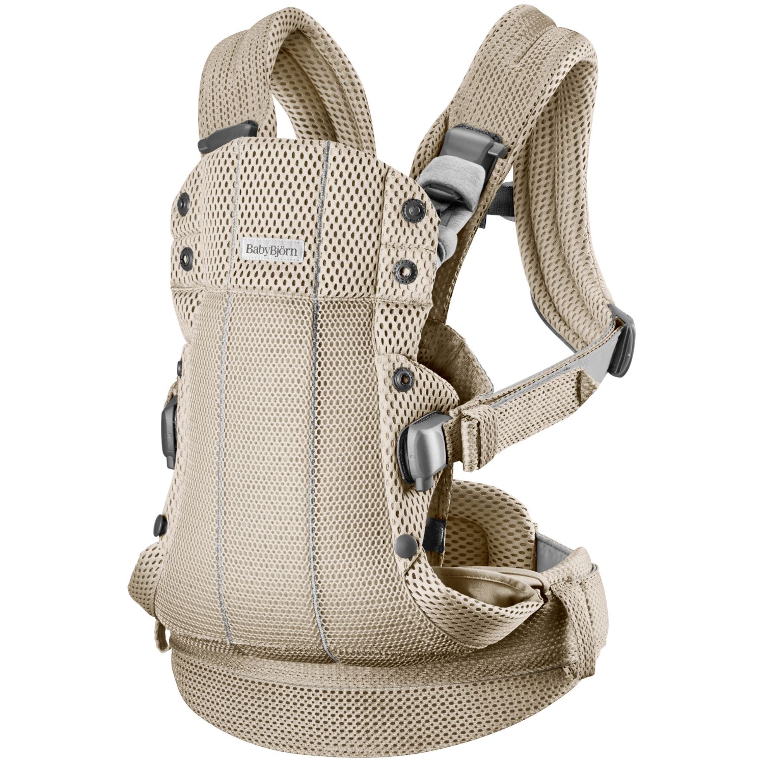 Porte-bébé Harmony 3D Mesh gris beige (BabyBjörn) - Image 7
