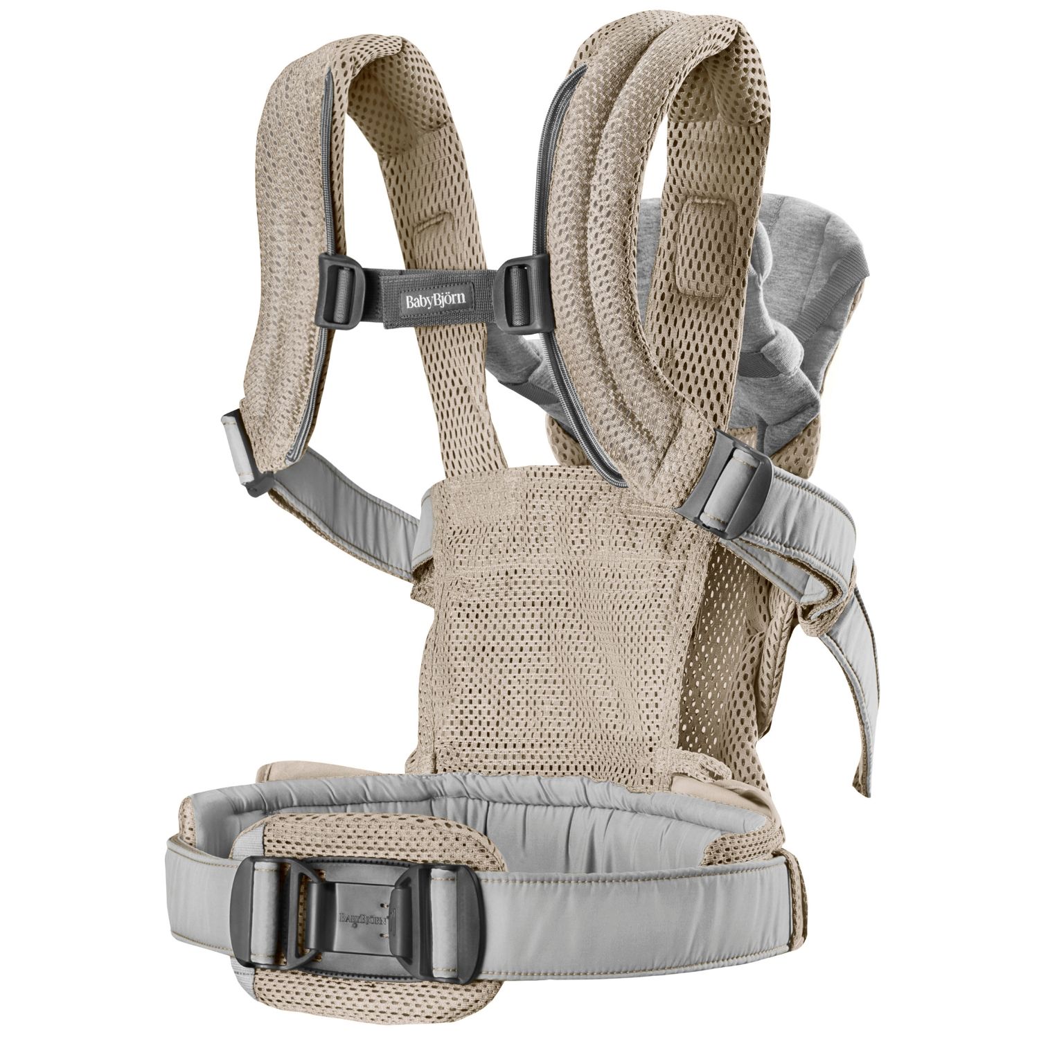 Porte-bébé Harmony 3D Mesh gris beige (BabyBjörn) - Image 8