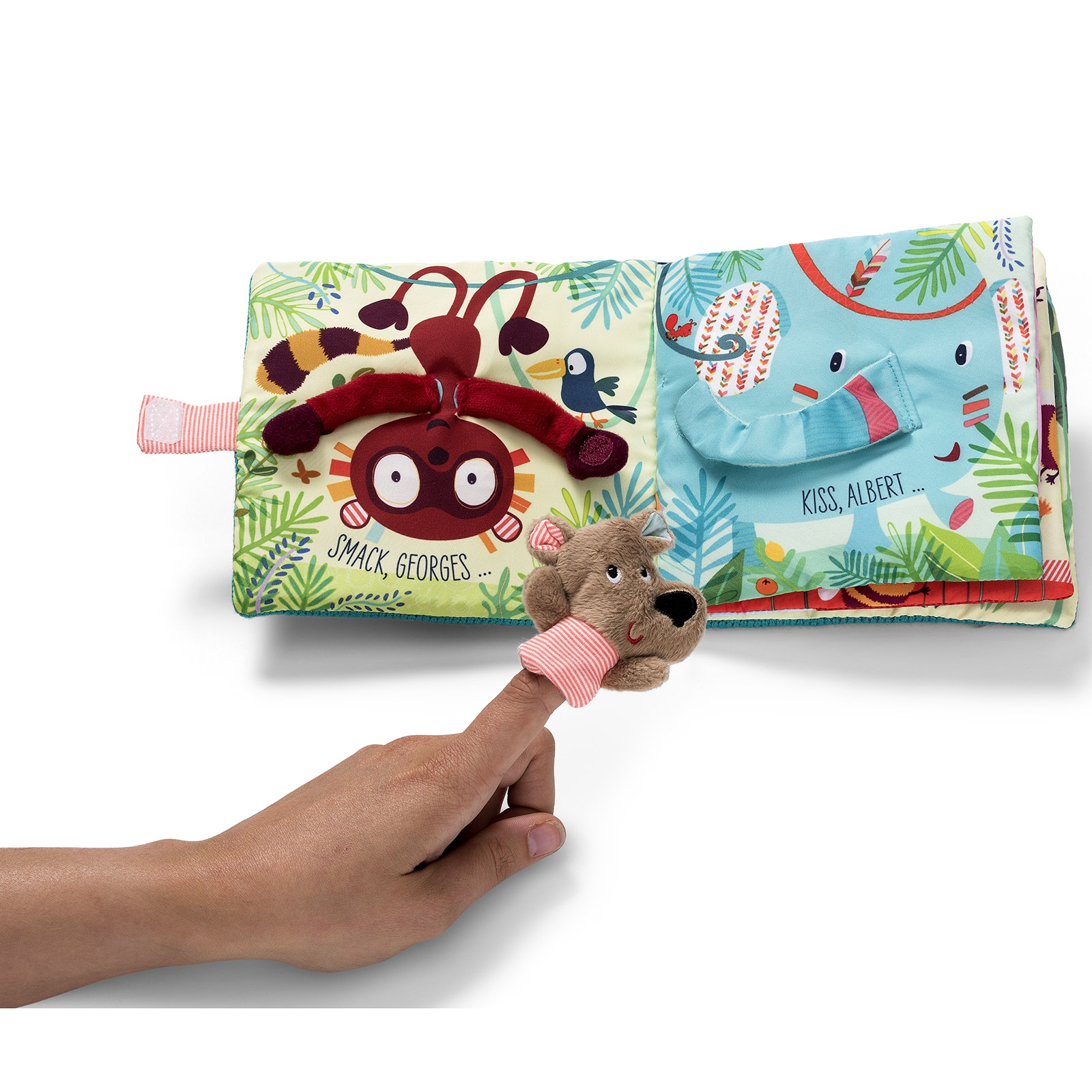 Livre bébé câlin interactif César (Lilliputiens) - Image 5