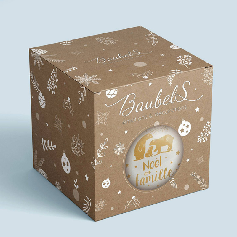 Boule de Noël Joyeux Noël Nounou (Baubels) - Image 1