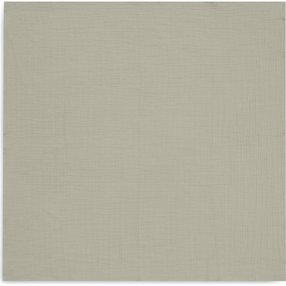 Lot de 4 langes en coton Olive Green-Ivory (70 x 70 cm) (Jollein) - Image 8