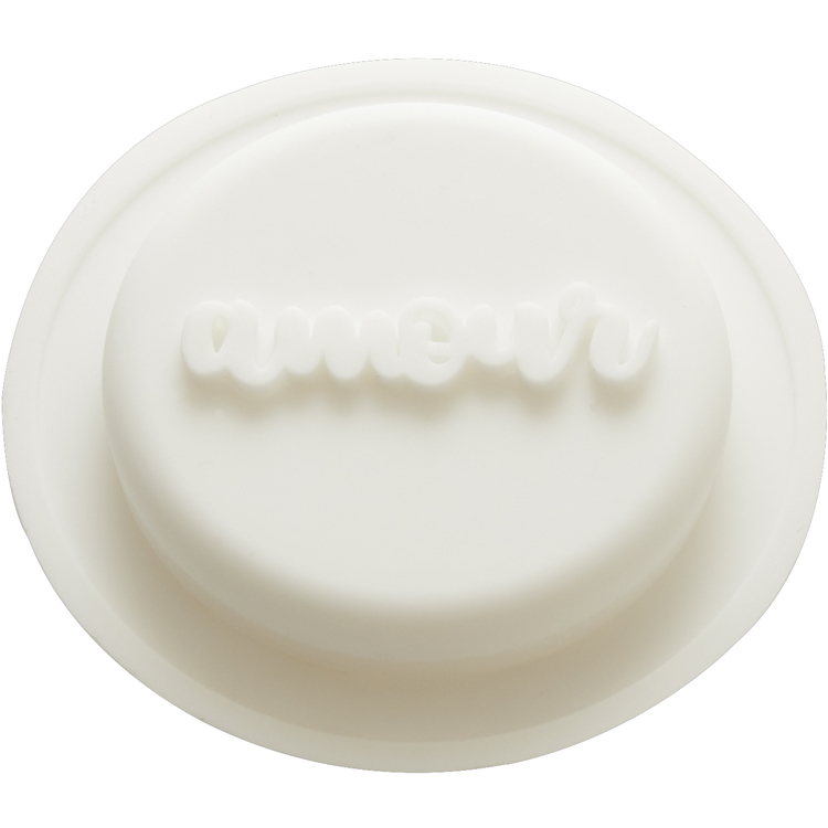 Lot de 2 opercules en silicone pour biberon nuages & amour (Le biberon français) - Image 1