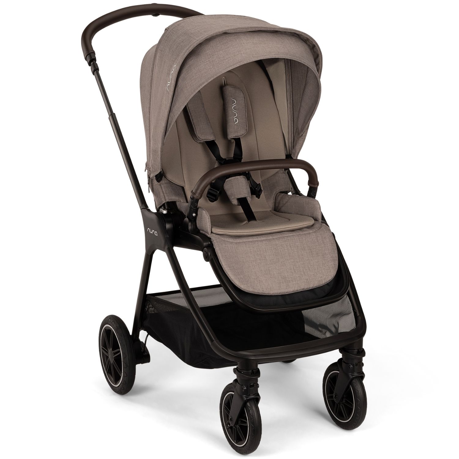 NUNA - Poussette TRIV NEXT Cedar effet cuir chocolat