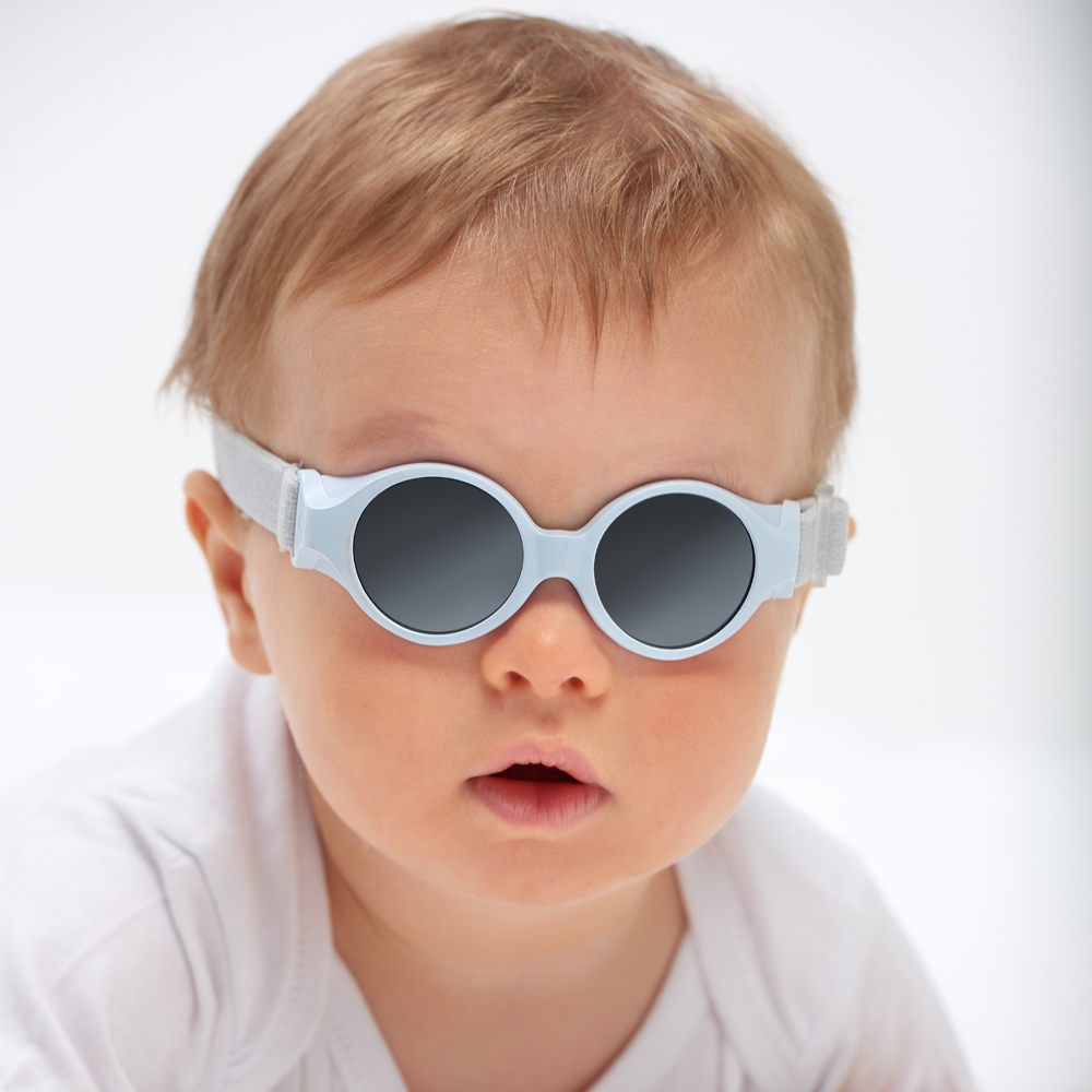 Lunettes de soleil bandeau Glee bleu perle (0-9 mois) (Béaba) - Image 2