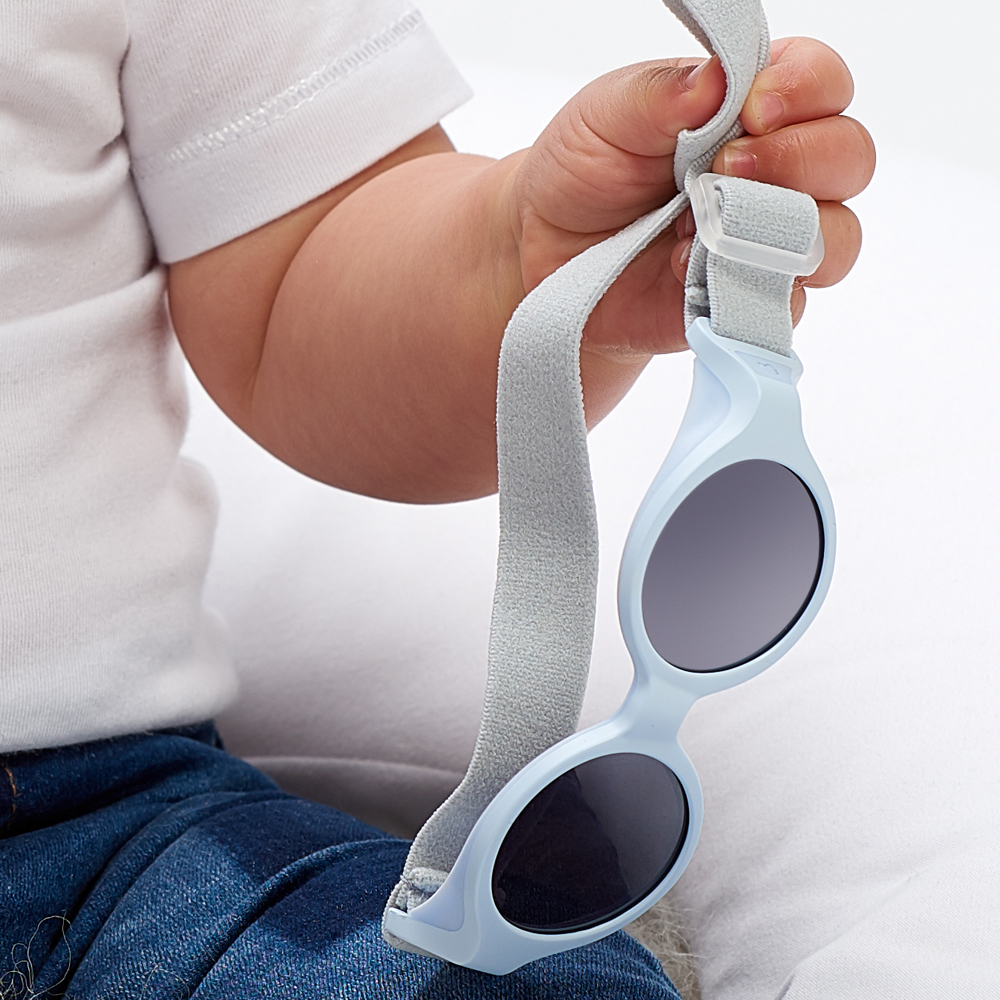 Lunettes de soleil bandeau Glee bleu perle (0-9 mois) (Béaba) - Image 5