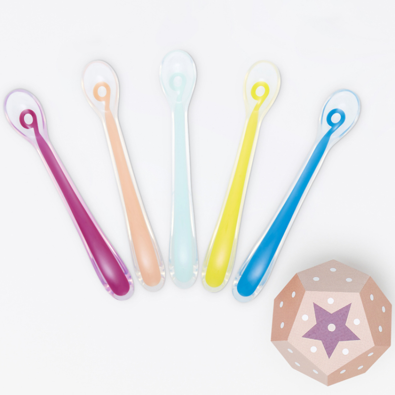 Lot de 5 cuillères 1er âge Baby Spoons (Babymoov) - Image 2