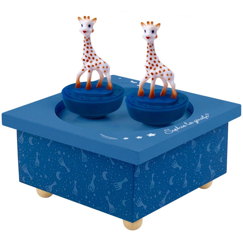 TROUSSELIER Bo&icirc;te &agrave; musique Bois Sophie la Girafe Voie Lact&eacute;e