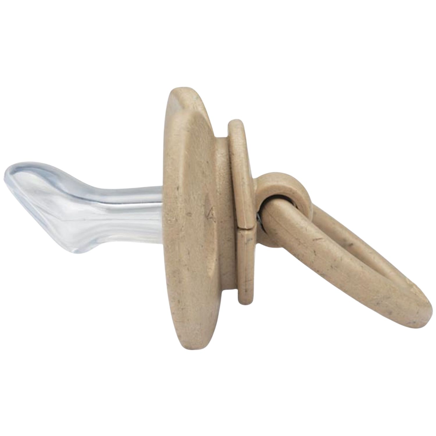 Elodie Details - Sucette orthodontique en silicone Pure Khaki (0-6 mois)