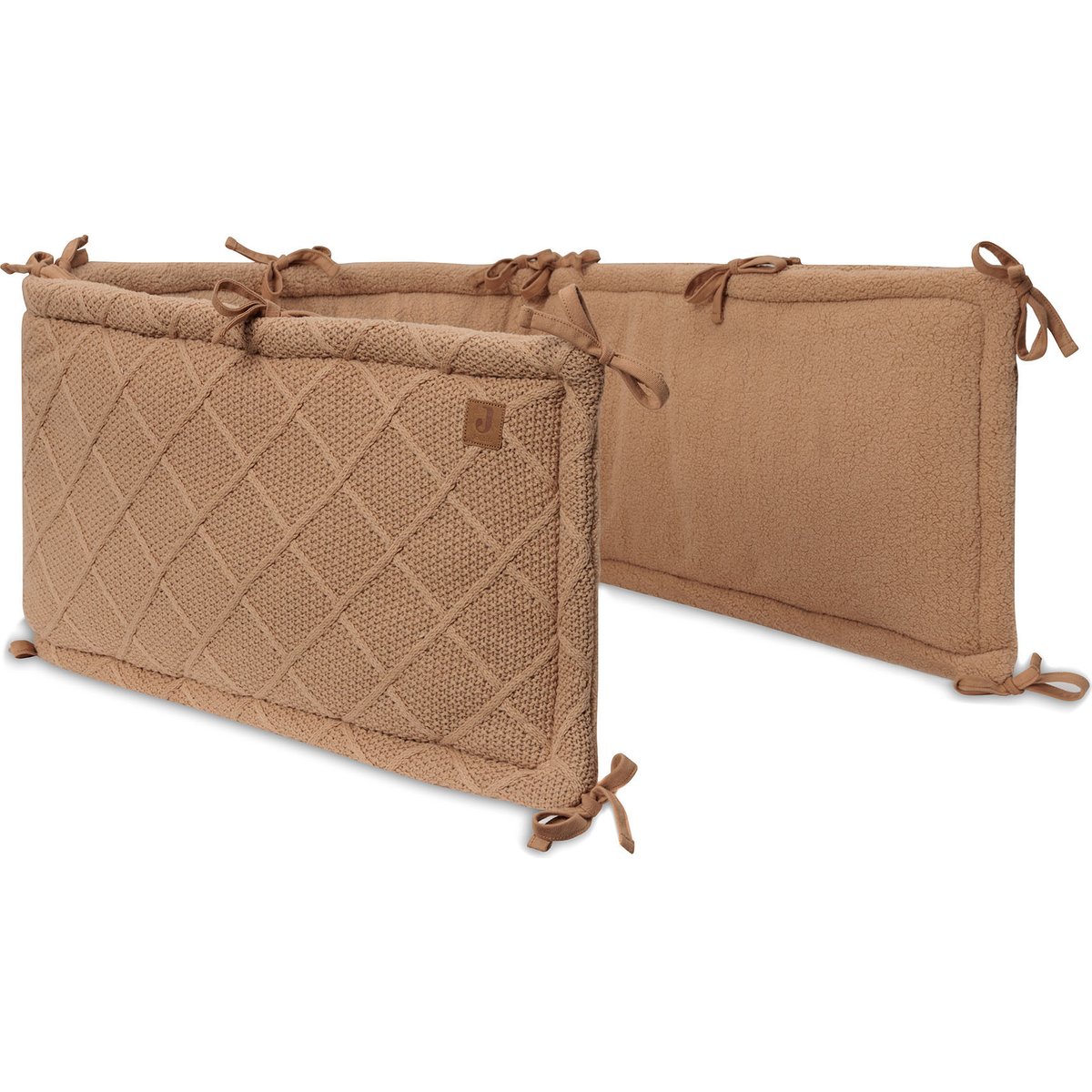 Tour de lit Cosy Knit Biscuit (pour lits 60 x 120 ou 70 x 140 cm) (Jollein) - Image 1