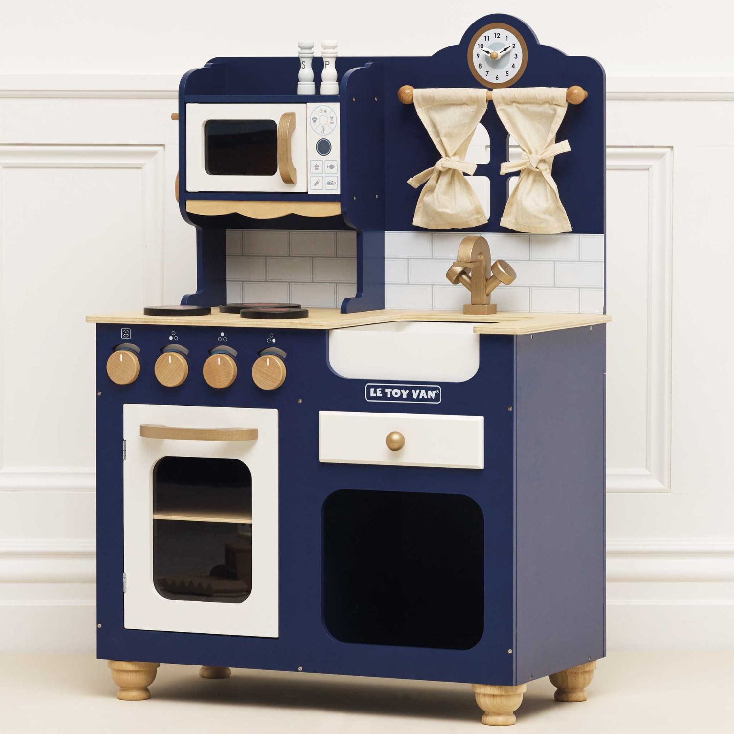 Cuisine bleue Oxford en bois FSC (Le Toy Van) - Image 5