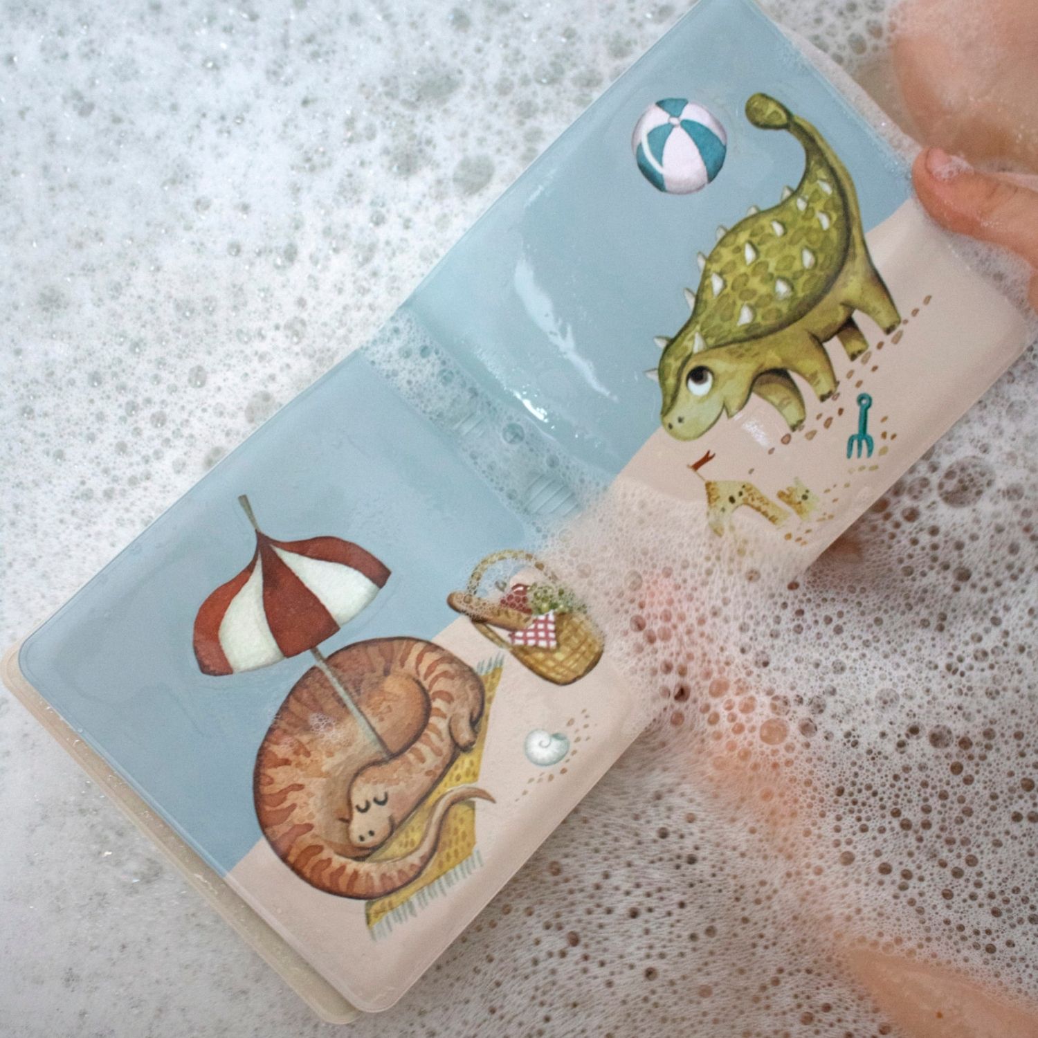 Livre de bain Dino Beach (Filibabba) - Image 2