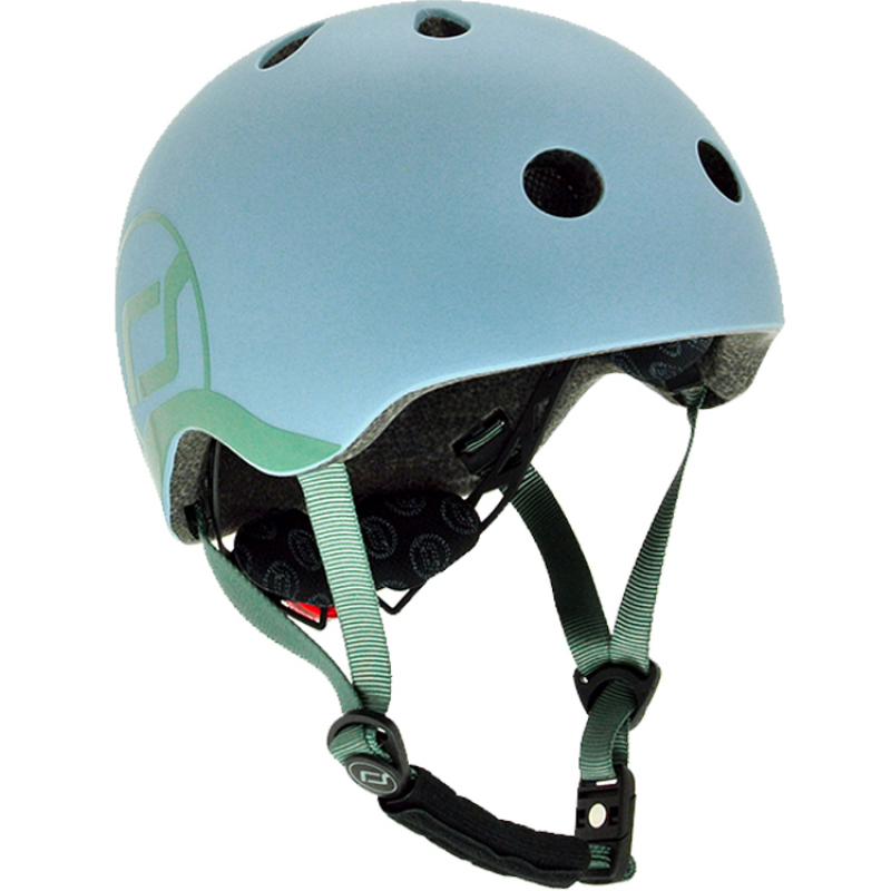 Scoot And Ride - Casque pour porteur évolutif Highwaykick 1 bleu acier (1-3 ans)