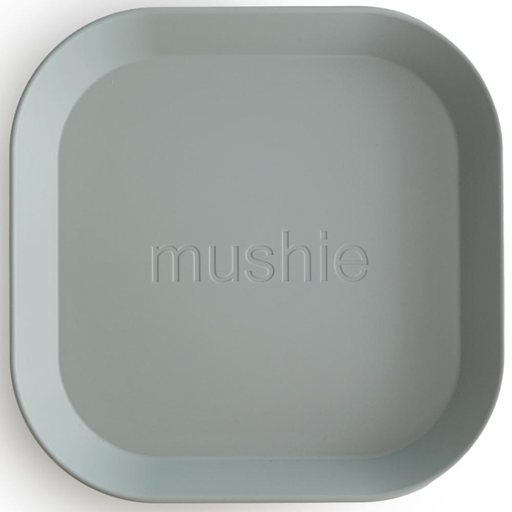 Lot de 2 assiettes carrées Sage (Mushie) - Image 6