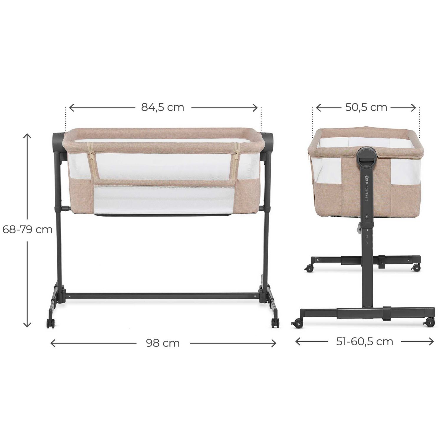 Lit cododo 2 en 1 Nestee Up 2 Beige (Kinderkraft) - Image 7