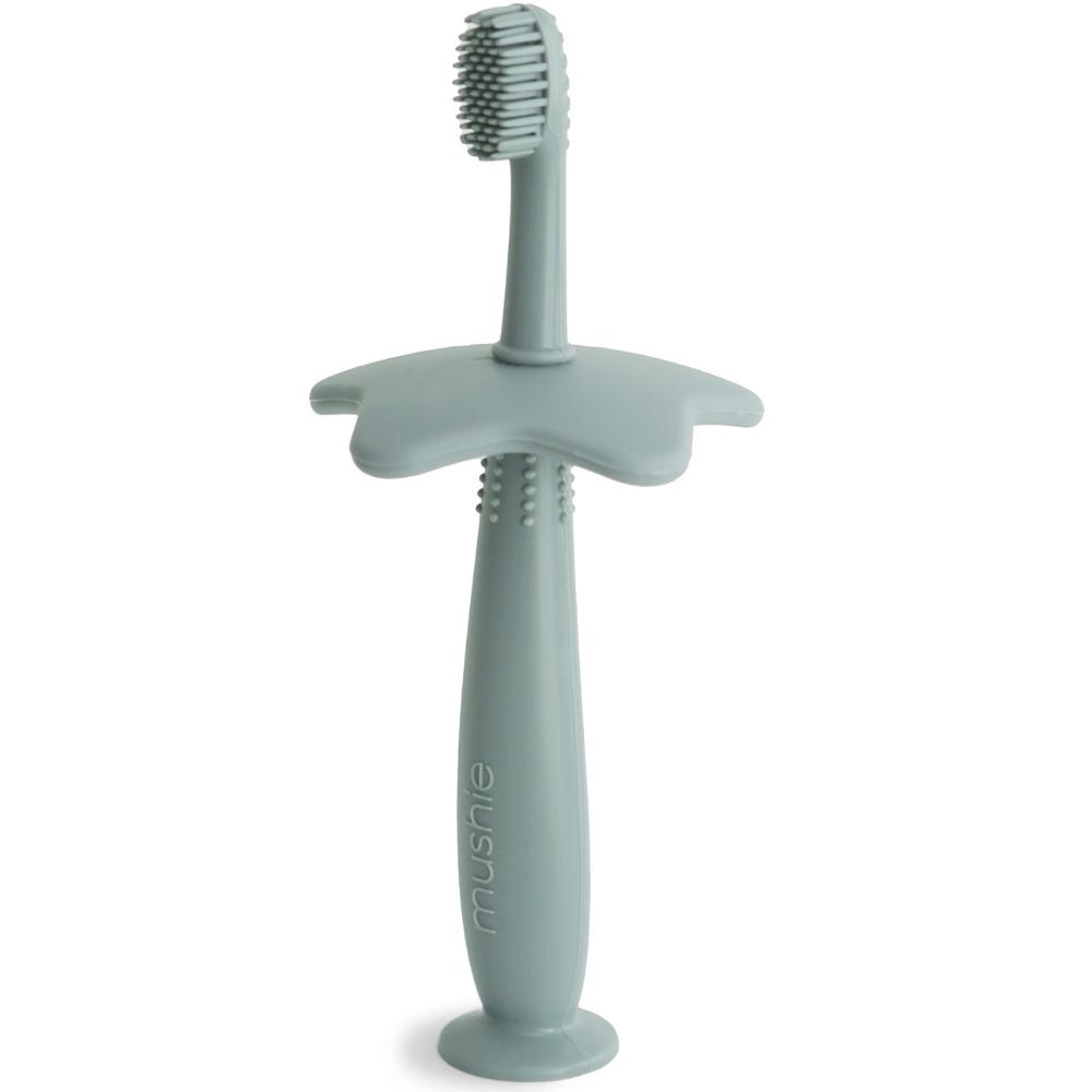 Mushie - Brosse à dent d'apprentissage étoile Cambridge blue