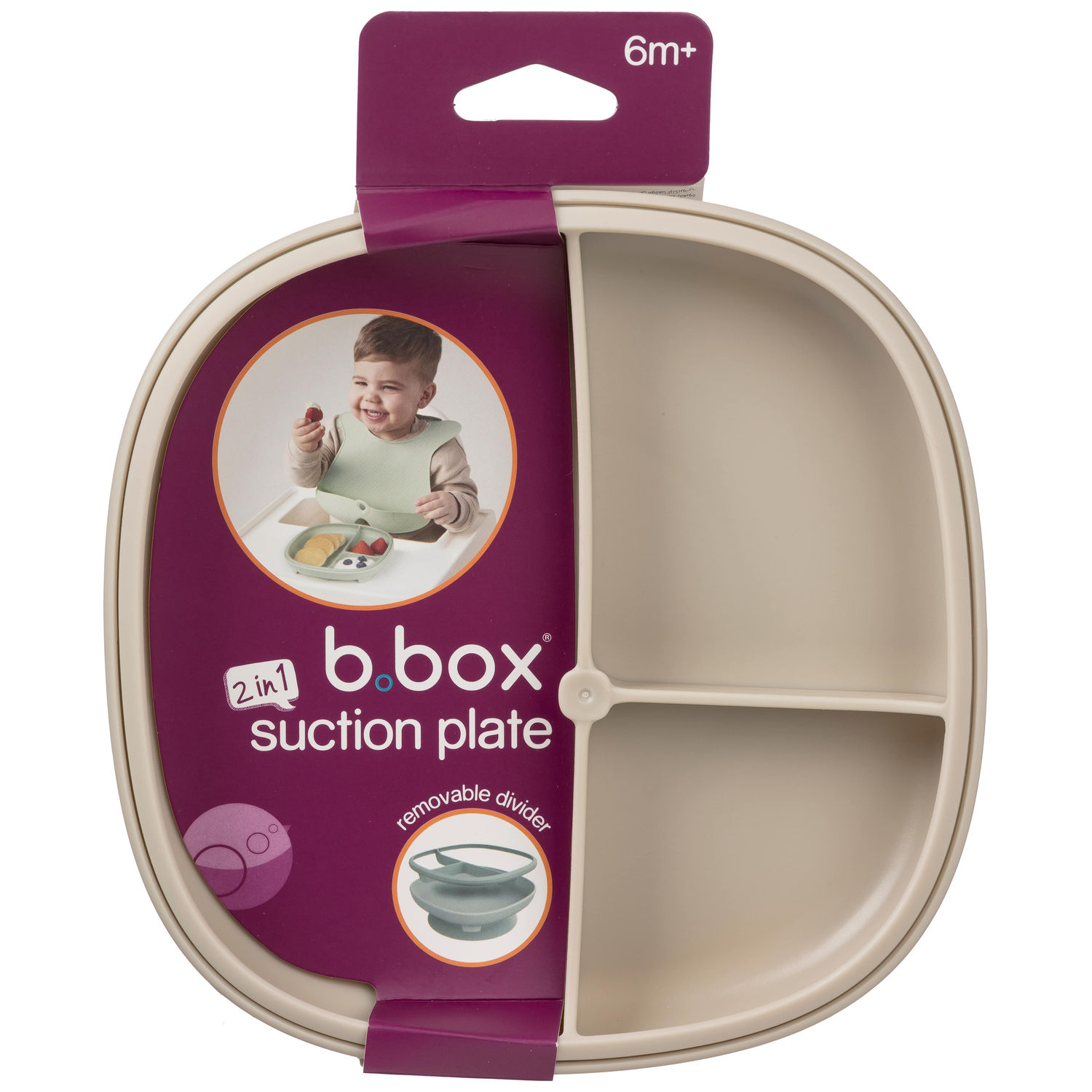 Assiette compartimentée 2 en 1 Latte (B.BOX) - Image 9