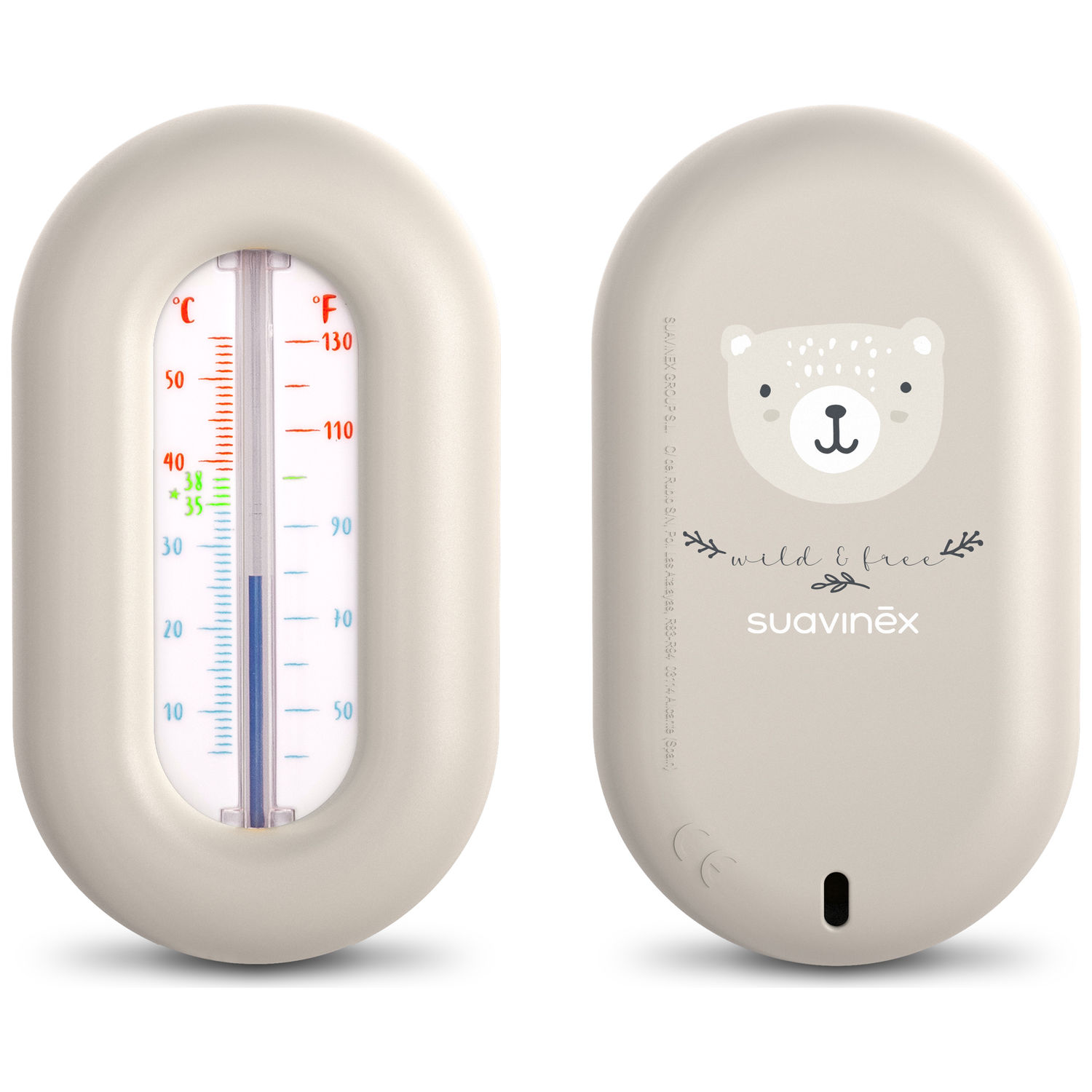 Suavinex - Thermomètre de bain Birdies Beige