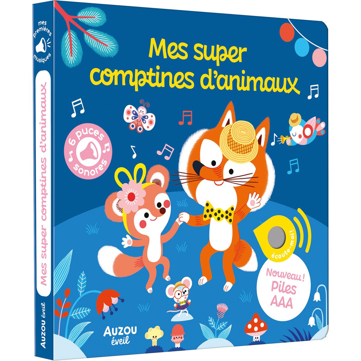 Auzou Editions - Livre sonore Mes super comptines d'animaux