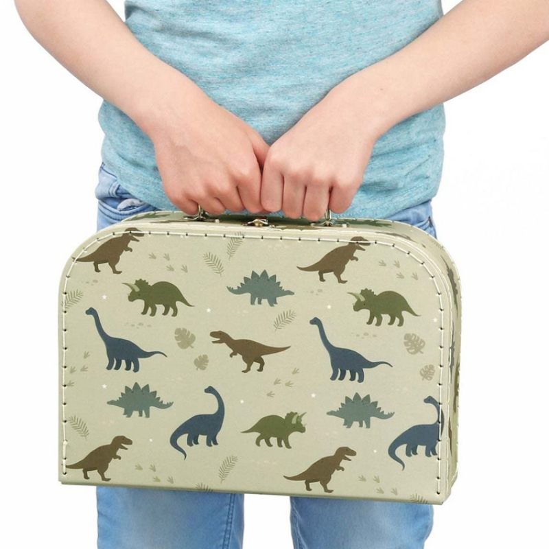 Lot de 2 valisettes de rangement Dinosaure (A Little Lovely Company) - Image 2
