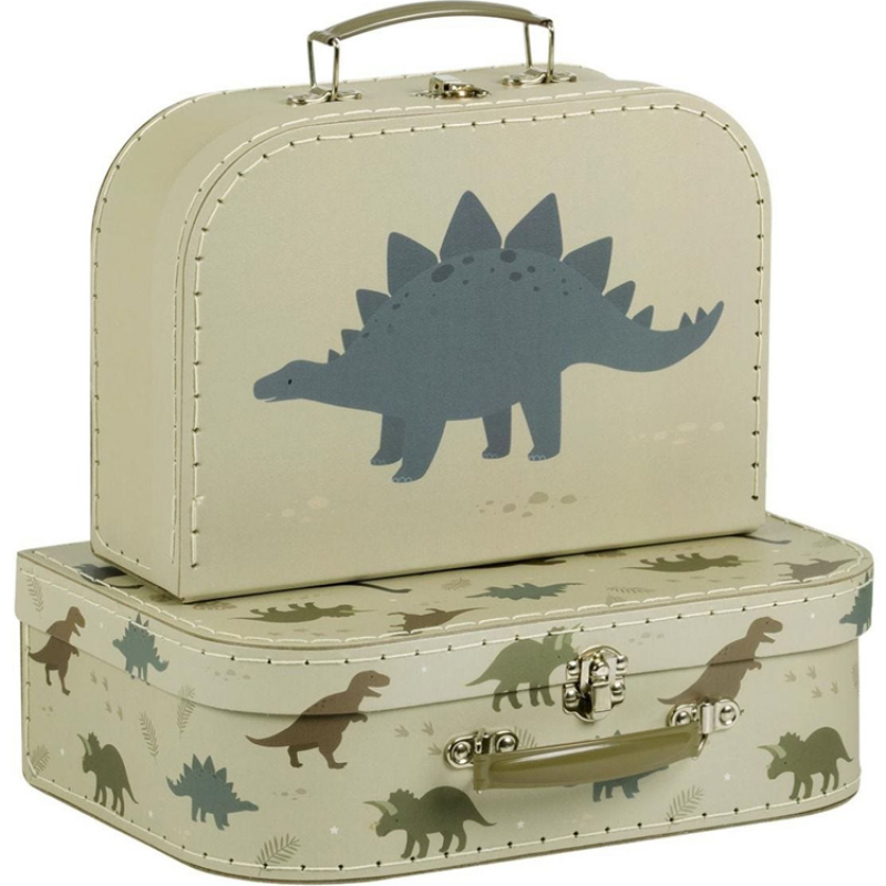 Lot de 2 valisettes de rangement Dinosaure (A Little Lovely Company) - Image 6