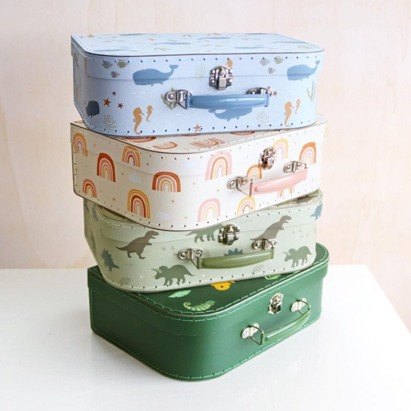 Lot de 2 valisettes de rangement Dinosaure (A Little Lovely Company) - Image 5