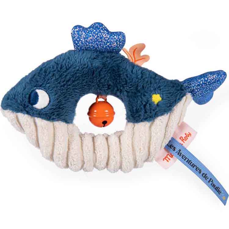 Hochet grelot baleine Les aventures de Paulie (Moulin Roty) - Image 1