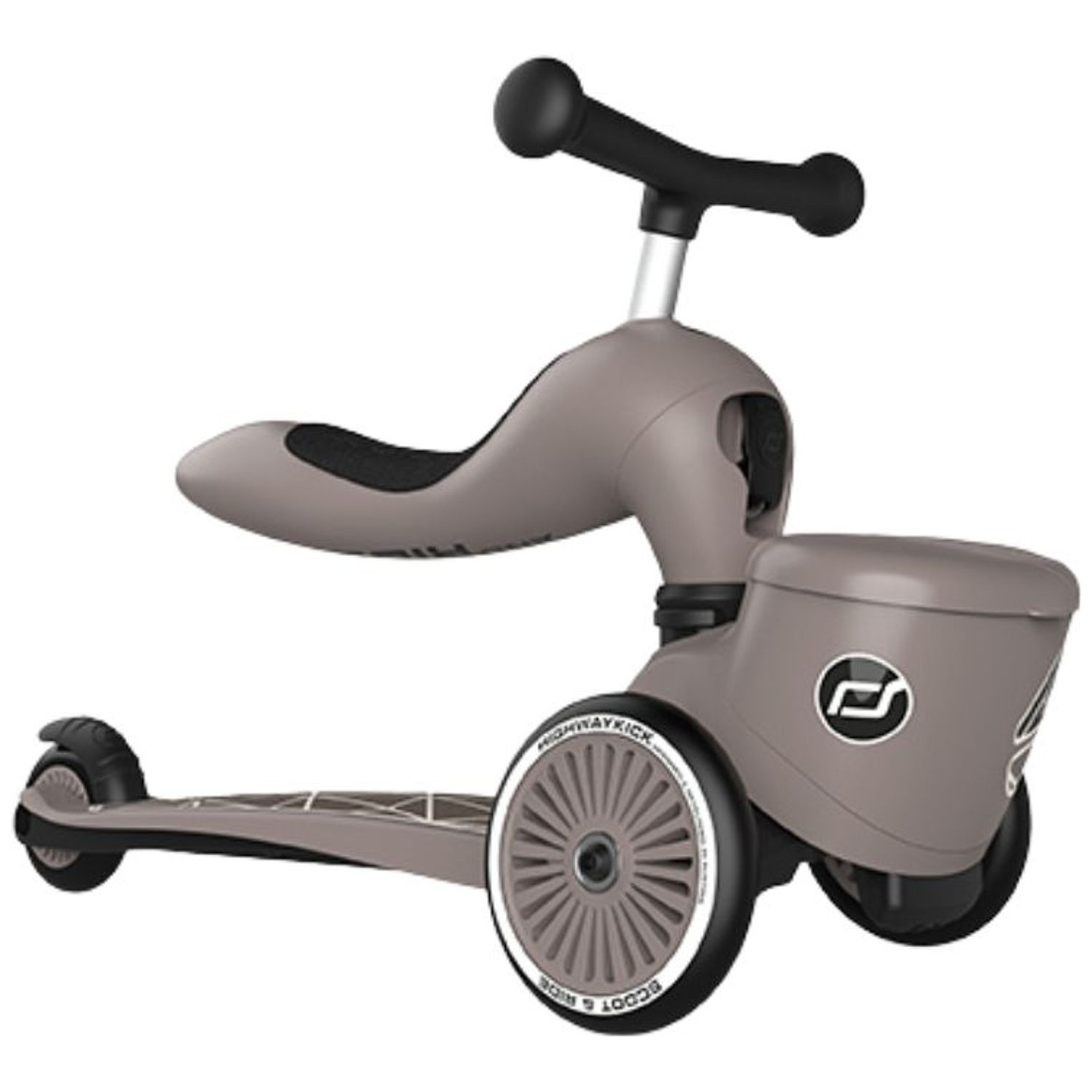 Porteur évolutif en Highwaykick 1 Lifestyle Brown Lines (Scoot and ride) - Image 3