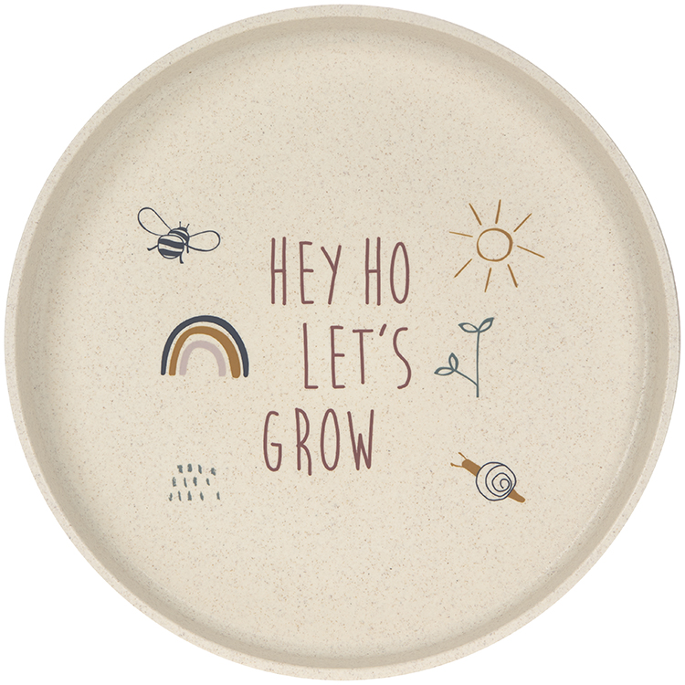 Assiette Hey ho let's grow vert Garden Explorer (Lassig) - Image 1