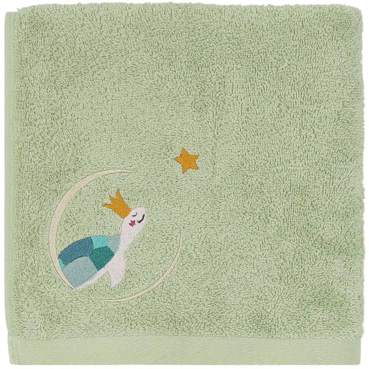 L'oiseau bateau - Serviette de bain tortue menthalo (70 x 140 cm)