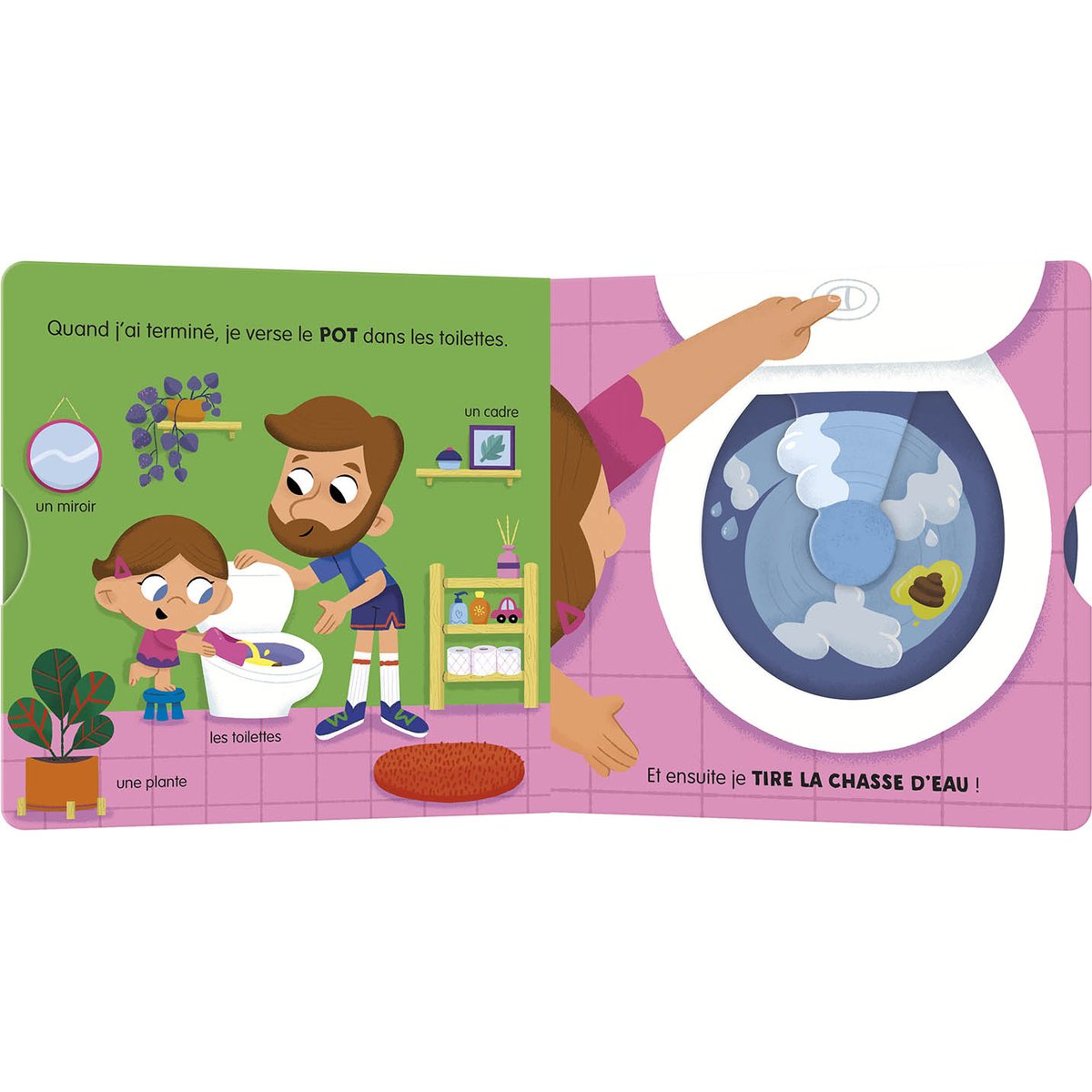 Livre Mon anim'agier Premiers apprentissages - Je vais sur le pot (Auzou Editions) - Image 1