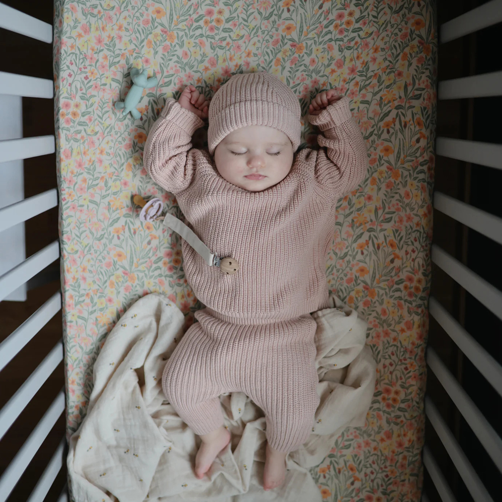 Maxi lange en coton Bee (120 x 120 cm) (Mushie) - Image 3