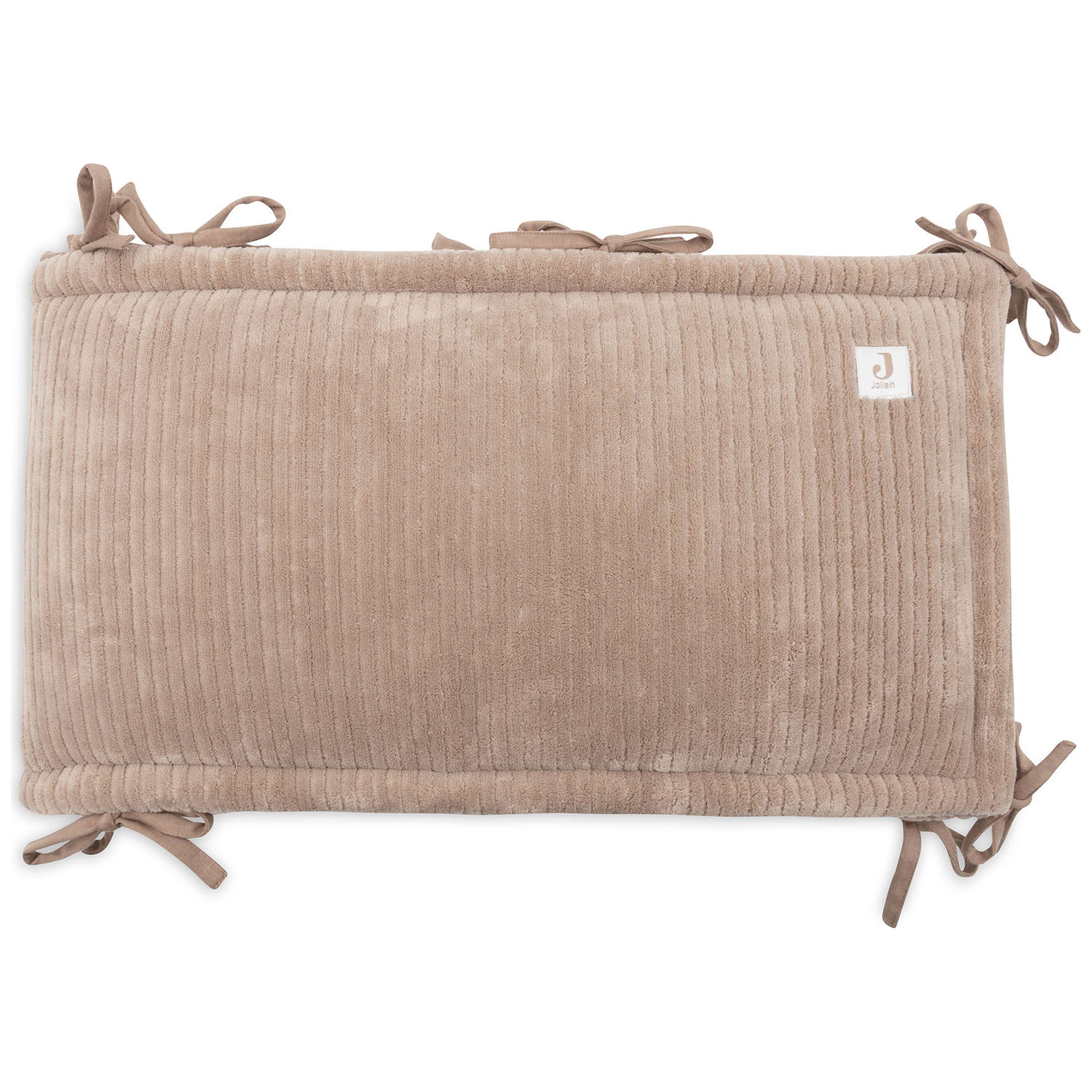 Tour de lit Cloudy Rib Milky Coffee (pour lits 60 x 120 ou 70 x 140 cm) (Jollein) - Image 2