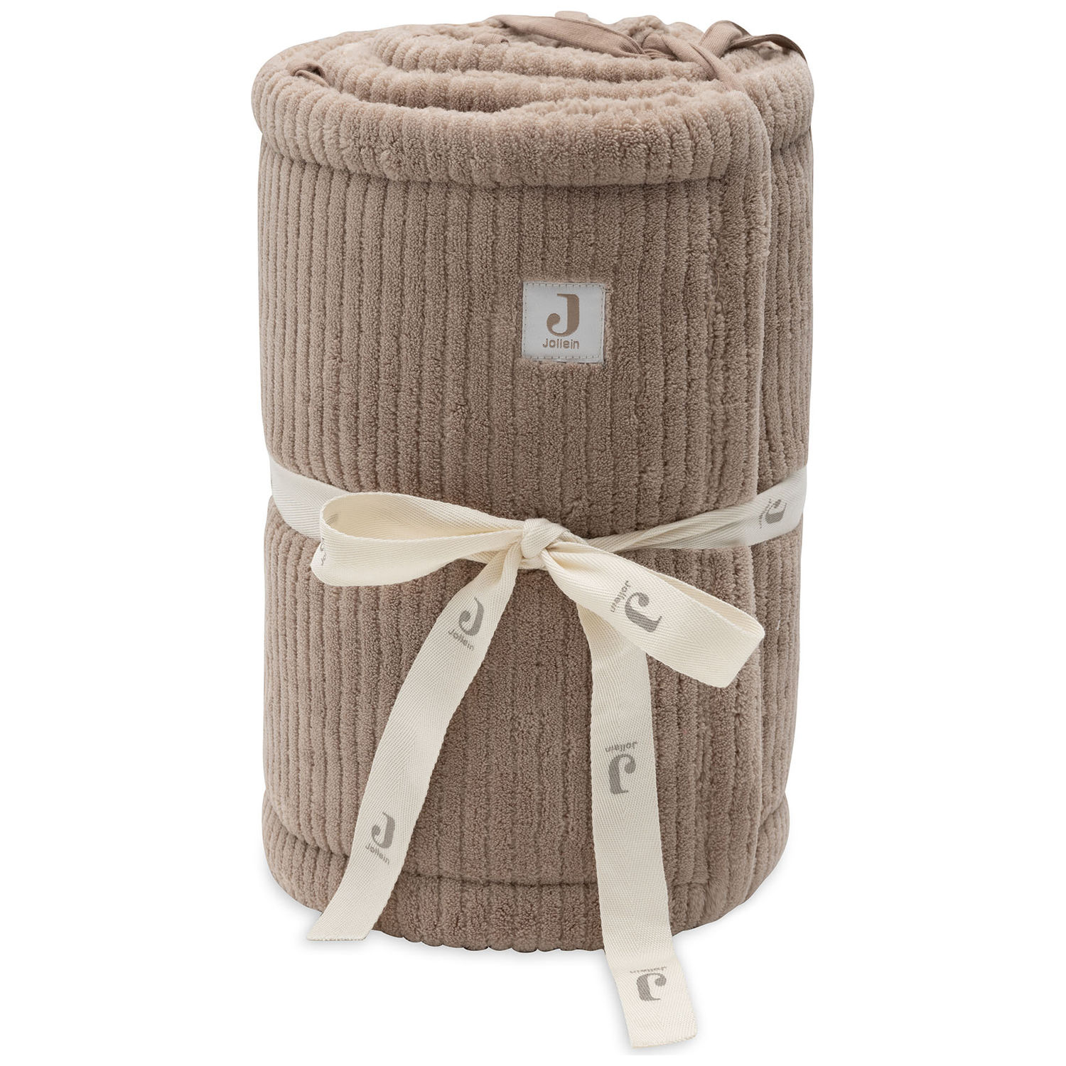 Tour de lit Cloudy Rib Milky Coffee (pour lits 60 x 120 ou 70 x 140 cm) (Jollein) - Image 5
