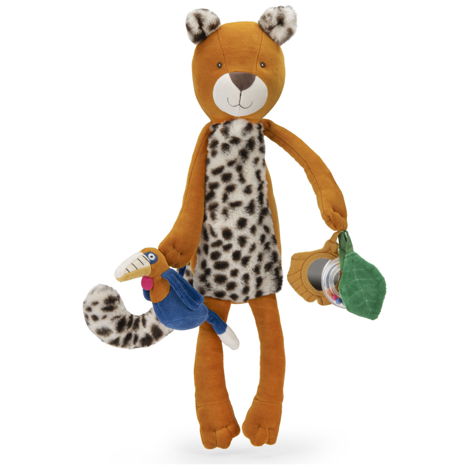 Grand léopard Taïgo d'activités La forêt Mawa (55 cm)