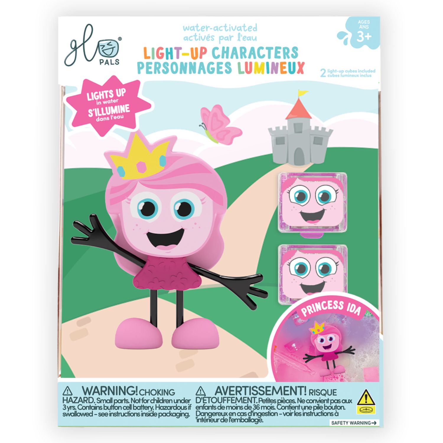Glo Pals - Personnage Princesse Ida et 2 cubes lumineux