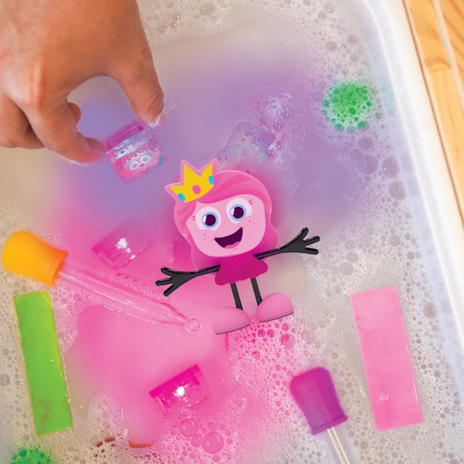 Personnage Princesse Ida et 2 cubes lumineux (Glo Pals) - Image 3