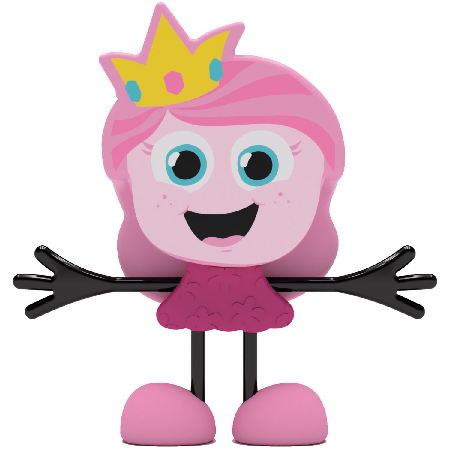 Personnage Princesse Ida et 2 cubes lumineux (Glo Pals) - Image 5