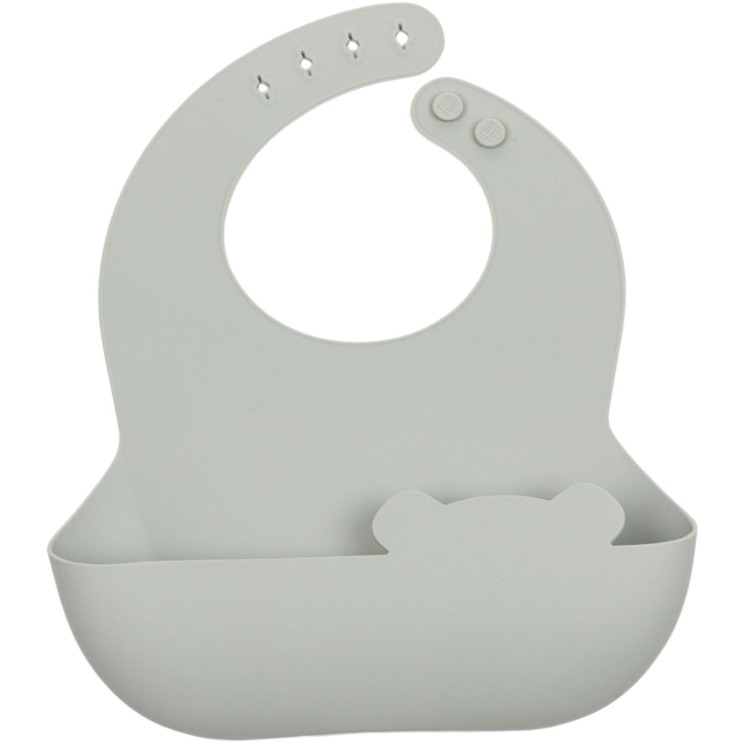 Set de 2 bavoirs Gris (Tum Tum) - Image 3